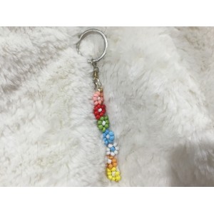 Flower power keychain
